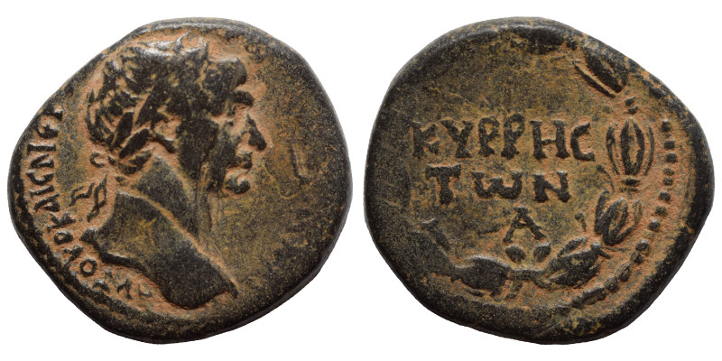 SYRIA, Cyrrhestica. Cyrrhus. Trajan, 98-117. AE (Bronze, 12.74 g, 25 mm). ΑΥΤΟΚΡ...