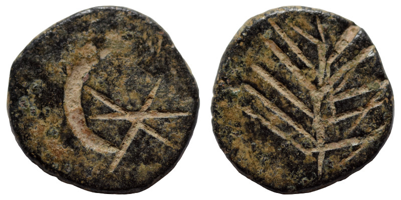 LEVANT REGION, uncertain. Crude style coin imitation or token. Ae (bronze, 1.46 ...