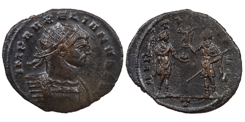 Aurelian, 270 – 275. Antoninianus (silvered bronze, 3.49 g, 24 mm). Rome, struck...