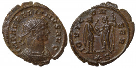 Aurelian, 270-275. Antoninianus (silvered bronze, 4.53 g, 23 mm). Siscia, struck 271/2. IMP AVRELIANVS AVG radiate and cuirassed bust right. Rev. IOVI...
