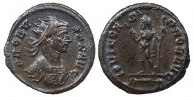 Probus, 276-282. Antoninianus (silvered bronze, 3.87 g, 21 mm), Rome. IMP PROBVS P F AVG Radiate and cuirassed bust right. Rev. IOVI CONS PROB AVG Jup...