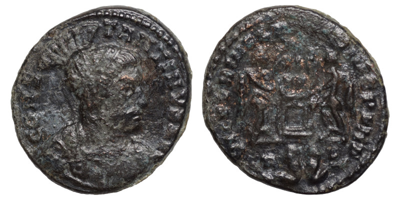 Constantine I, 307/310-337. Follis (Bronze, 2.65 g, 19 mm), Lugdunum, struck 319...