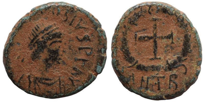 Theodosius II, 402-450. Nummus (bronze, 1.13 g, 12 mm). Antioch, 425-435. D N TH...