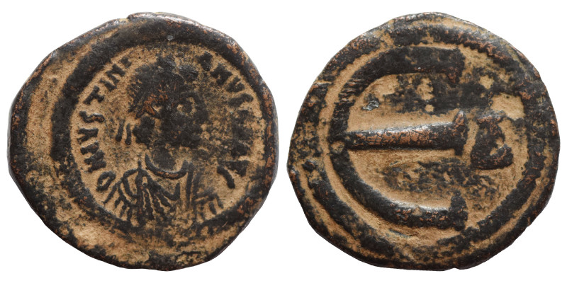Justinian I, 527-565. Pentanummium (bronze, 3.65 g, 24 mm). Constantinople, 538-...