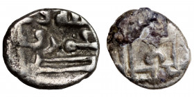 INDIA, Islamic Sultanates. Amirs of Sindh (Habbarids). 'Umar I ibn Abd al-Aziz, circa AH 239-before AH 269 / AD 854/5-before 883. Ar damma (silver, 0....