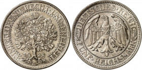 WEIMARER REPUBLIK | diverse
5 Reichsmark 1928 A, 24.95 g. Eichbaum. J. 331

Vorzüglich