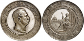 RUSSLAND | GROSSFUERSTENTUM / KAISERREICH
Alexander II., 1855 - 1881. Silbermedaille 1876, von Lea Ahlborn, auf die finnische Industrieausstellung in...