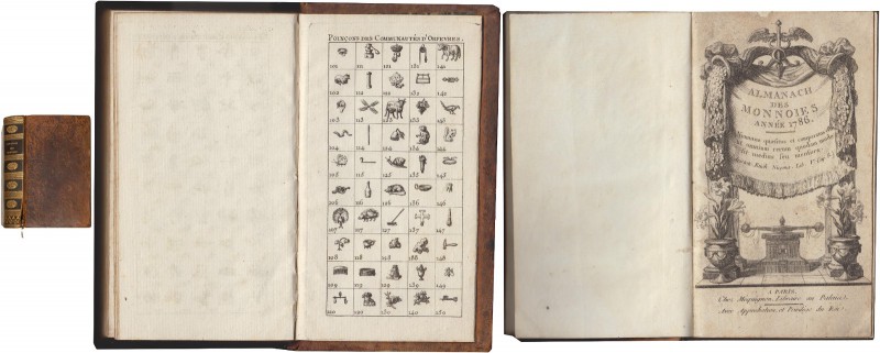 FRÜHE NUMISMATISCHE SCHRIFTEN. ANONYM. Almanach des Monnoies Année 1786. Paris 1...