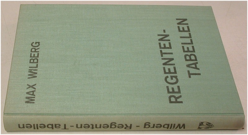 ALLGEMEINE NUMISMATIK. Regenten-Tabellen. Nachdruck Graz 1962 der Ausgabe Frankf...