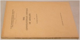 ANTIKE NUMISMATIK. BRUUN, P. The Constantinian Coinage of Arelate. Helsinki 1953. X, (2), 115 S., 8 Tf. Broschiert. Mit handschriftlicher Widmung des ...