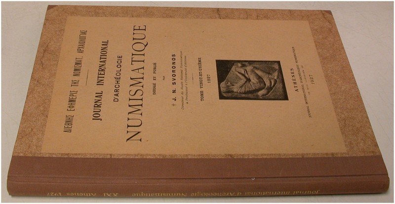 ANTIKE NUMISMATIK. JOURNAL INTERNATIONAL D'ARCHÉOLOGIE NUMISMATIQUE tome 21, 192...