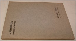 AUKTIONSKATALOGE UND VERKAUFSLISTEN. RIECHMANN & CO, Halle. Nr. 2 vom 17. 10. 1911. Slg. Weidinger-Wels, Medaillen des 15.-19. Jh.; (Slg. Mülverstedt)...