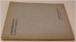 AUKTIONSKATALOGE UND VERKAUFSLISTEN. RIECHMANN & CO, Halle. Nr. 4 vom 2. 10. 1912. Slg. Brause, Mansfeld. Napoleon-Medaillen. Slg. Werneburg, Geistlic...