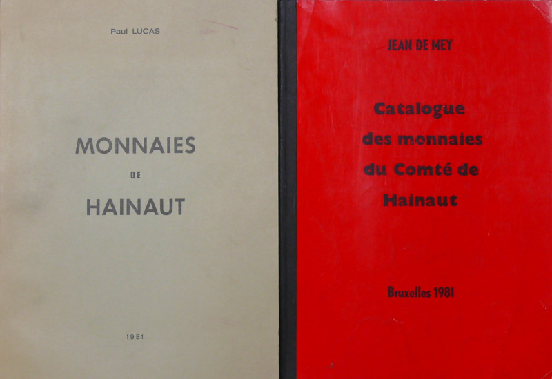 Lot de 2 ouvrages sur les monnaies du Hainaut
1- Monnaies du Hainaut, Paul Luca...