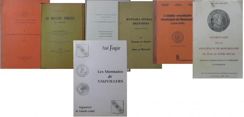 Lot de 7 ouvrages sur les monnaies féodales
1- Le monnaies de la Principauté de...