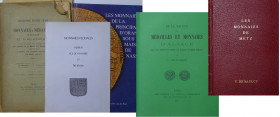 Lot de 9 ouvrages sur les monnaies féodales
1- Les monnaies de la Narbonnaise, Georges Hill (ouvrage sous envelope non relié ; 2- A manual of anglo-g...