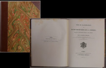Essai de classification des monnaies de la Géorgie - 1860
Couverture rigide en simili-cuir marron - Paris 1860 édition originale - Essai de classific...