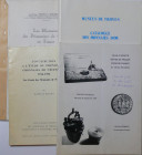 Lot de 4 ouvrages sur des sujets divers
1- Musées de Troyes, Catalogue des monnaies d'or, Troyes 1988 ; 2- Contribution à l'Etude du phénomène "monna...