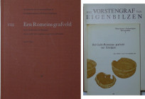 Lot de 3 ouvrages sur les tombes et cimetières
1- Het Gallo-Romeinse grafveld van Emeldem, Hugo Thoen & André Van Doorselaer 1980 ; 2- Het Vorstengra...