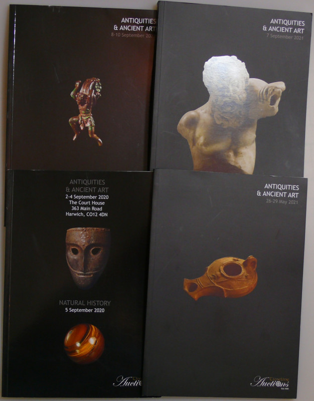 Lot de 4 catalogues d'archéologie de Antiquities et Ancient Art
