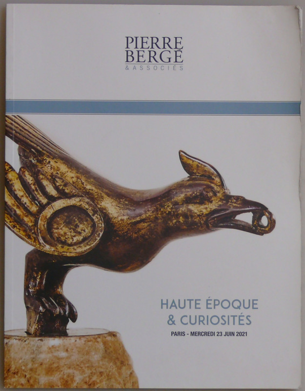 Catalogue de vente d'archéologie Pierre Berger - 23 juin 2021