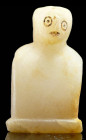 Péninsule arabique - Yémen - Buste stylisé en albâtre - 100 av. J.-C. / 100 ap. J.-C.
Idole stylisé en albâtre poli représentant un buste d'homme. 50...
