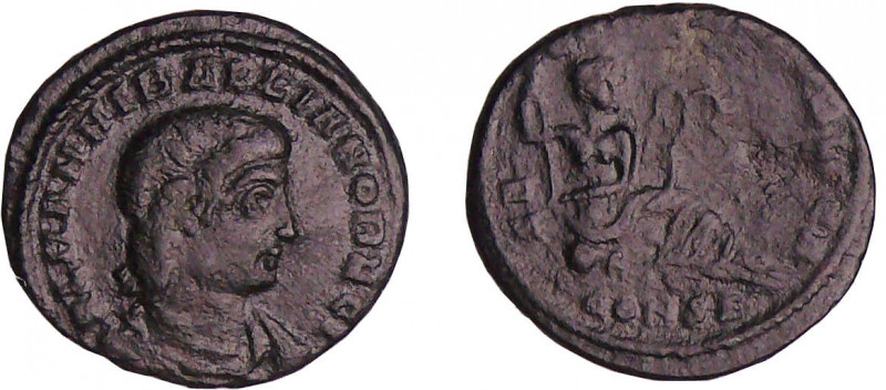 Hannibalien - Nummus (336-337, Constantinople)
A/ FL HANNIBALLIANNO REGI. Buste...