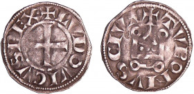 Louis IX (1245-1270) - Denier tournois
A/ + LVDOVICVS REX° Croix. 
R/ + TVRONVS CIVI Châtel tournois. 
TTB+
Dy.193-C.184-L.201
 Ar ; 0.94 gr ; 18...