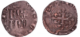 Philippe VI (1328-1350) - Double Parisis - 3ème type - 1ère émission (27 avril 1346)
A/+ PHILIPPVS REX. Couronne surmontant FRA NCO sur deux lignes. ...