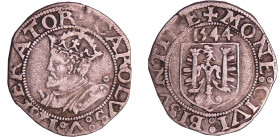Franche-Comté - Charles Quint - Carolus 1544 (Besançon)
Charles Quint (1530-1556). A/ + CAROLVS : V : IMPERATOR. Buste couronné à gauche. 
R/ + MONE...
