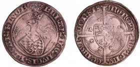 Luxembourg - Elizabet de Gorlitz - Gros
Elizabet de Gorlitz (1424-1444). A/ ELISABET D G DVCIS BAVAR Z LVCE Ecu penché sous un heaume.
R/ MONETA NOV...
