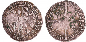 Brabant - Philippe Le Bon - Double gros Vietlander
Philippe Le Bon (1419-1467). A/ + Ph'S° DEI° GRA° DVX° BVRG° BRAB° Z LIMB. Ponctuation par annelet...