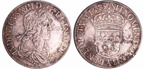 Louis XIII (1610-1643) - Ecu du 2ème poinçon de Warin - 1643 A (Paris) . et sans baies
TTB
L4L.82-Ga.52
 Ar ; 27.22 gr ; 39 mm