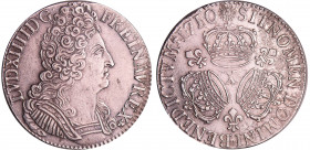 Louis XIV (1643-1715) - Ecu aux 3 couronnes - 1710 X (Amiens)
SUP
L4L.353-Ga.229
 Ar ; 30.22 gr ; 39 mm