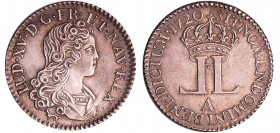 Louis XV (1715-1774) - Livre d’argent dite « de la Compagnie des Indes » - 1720 A (Paris) avec la rosette
SUP
L4L.452-Ga.297a
 Ar ; 3.69 gr ; 21 mm...