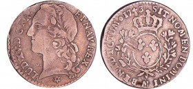Louis XV (1715-1774) - 1/10 d'écu au bandeau - 1743 M (Toulouse)
TB
L4L.497-Ga.292
 Ar ; 2.89 gr ; 22 mm