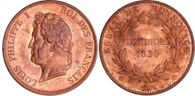 Louis-Philippe Ier (1830-1848) - Essai au module de la 10 centimes 1839
SPL
Maz.1139
 Br ; 15.92 gr ; 30 mm