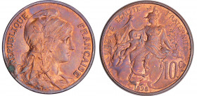 Troisième république (1871-1940) - 10 centimes Dupuis 1898
SPL
Ga.277-F.136
 Br ; -- ; 30 mm