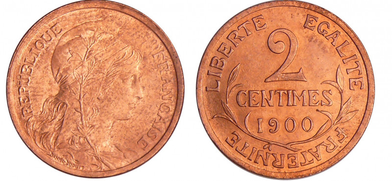 Troisième république (1871-1940) - 2 centimes Dupuis 1900
SPL à FDC
Ga.107-F.1...