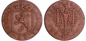 Bourgogne - Jeton des officiels - Antoine-Désiré Linglois 1669
TTB
Feuardent.10343-CCK.J3
 Cu ; 6.17 gr ; 28 mm