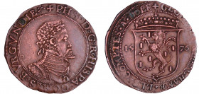 Bourgogne - Jeton chambre des comptes - 1576, Dole
TTB
Feuardent.10366 var
 Cu ; 4.28 gr ; 29 mm