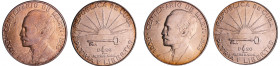 Cuba - Lot de 2 monnaies : 1 Peso 1953, Havana. José Marti centennial (2 ex.)
SPL
KM#29
 Ar ; ;