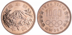 Japon - Jeux Olympiques - 1000 yen 1964
FDC
KM#80
 Ar ; 20.10 gr ; 35 mm