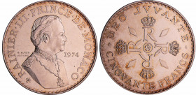 Monaco - Rainier III (1949-2005) - 50 francs 1974
SPL
Gadoury.162
 Ar ; 30.02 gr ; 41 mm