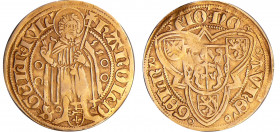 Pays-Bas - Gelderland - Charles de Egmond (1492-1538) - Florin
TTB
Fried.67-Delmonte.619
 Au ; 3.21 gr ; 24 mm