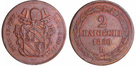Vatican - Pie IX (1846-1870) - 2 baiocchi 1850
TTB
Montenegro.273-KM#1344
 Cu ; 19.84 gr ; 35 mm