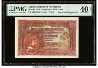 Angola Republica Portuguesa 5 Angolares 14.8.1926 Pick 66 PMG Extremely Fine 40 EPQ. An excellent, higher grade example is offered here, with the adde...