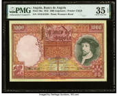 Angola Banco De Angola 1000 Angolares 1.3.1952 Pick 86a PMG Choice Very Fine 35 EPQ. At the time of cataloging, this note is one of only four issued n...
