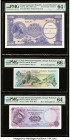 Congo Democratic Republic Conseil Monetaire; Banque Nationale (2) 1000; 50; 500 Francs 15.2.1962; 1.3.1962; 15.10.1961 Pick 2a; 5a; 7a Three Examples ...