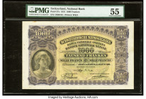 Switzerland National Bank 1000 Franken 16.6.1931 Pick 37c PMG About Uncirculated 55. The 1000 Franken was and remains the highest denomination issued ...